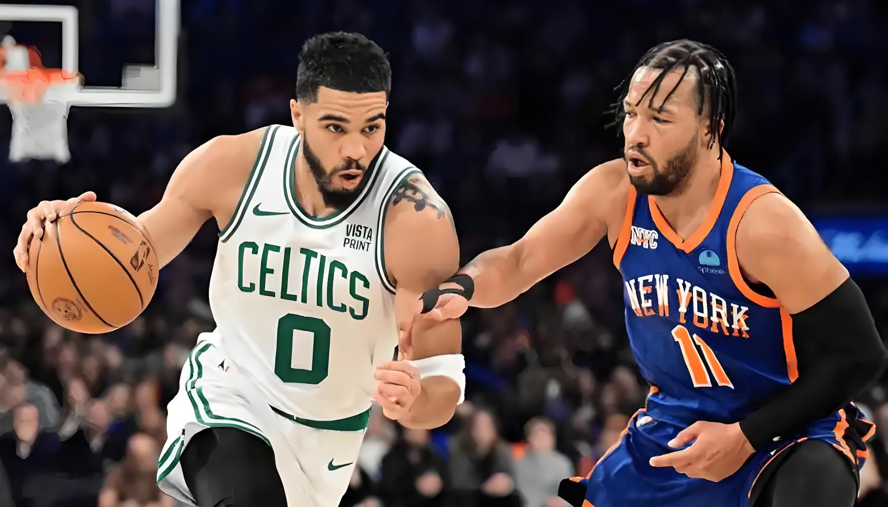 包含尼克斯爆冷德国男篮，塔图姆完成帽子戏法的词条