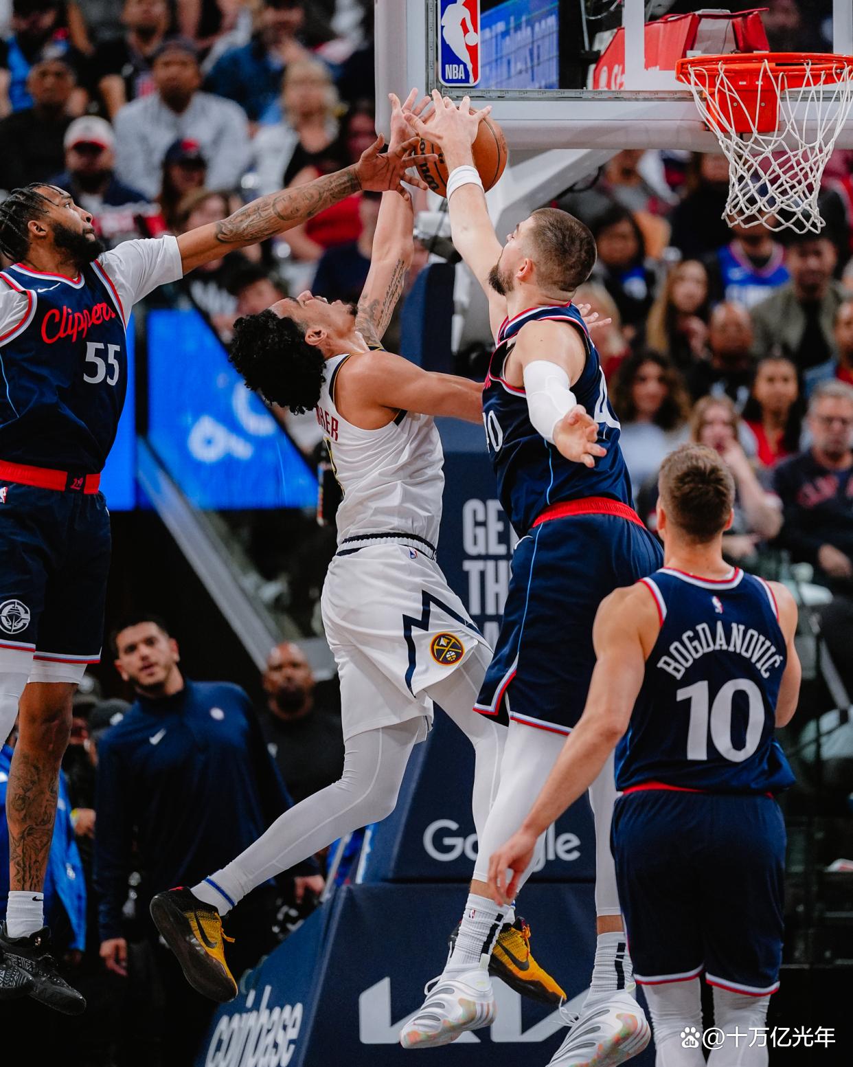 掘金强势快船，伦纳德关键制胜